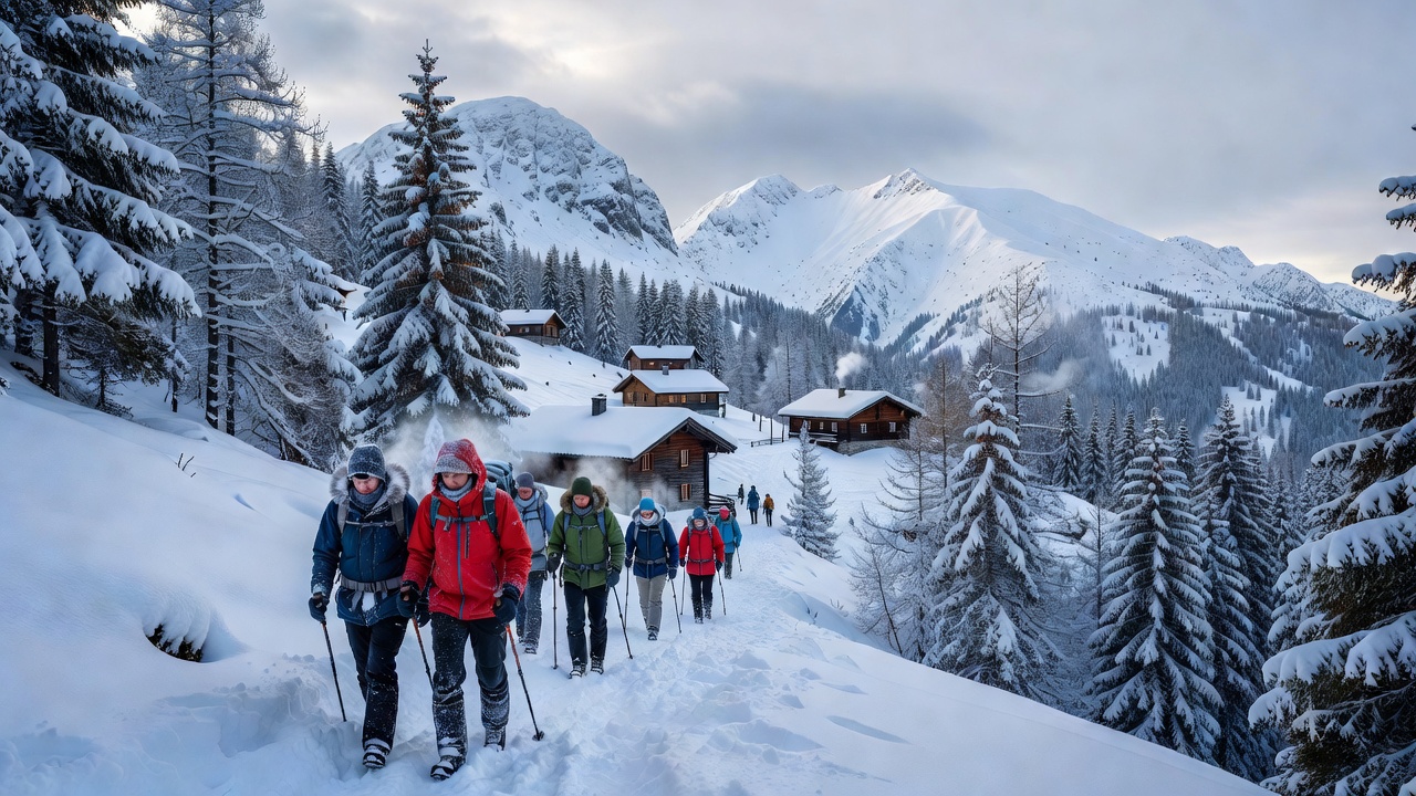Heavy Snowfall Boosts Winter Tourism on Fichteberg Peaks